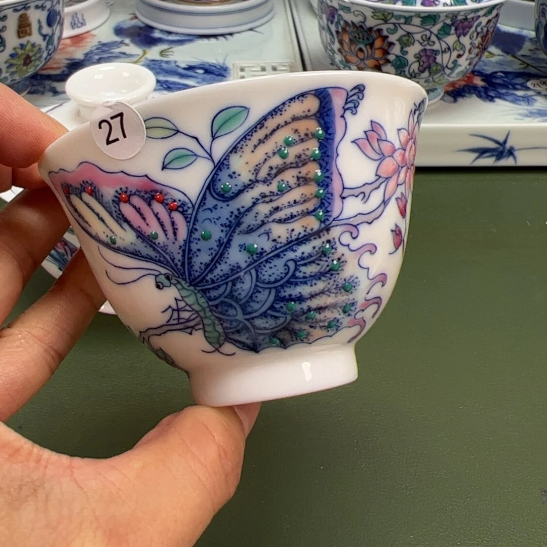 杯景德镇纯手绘茶具27