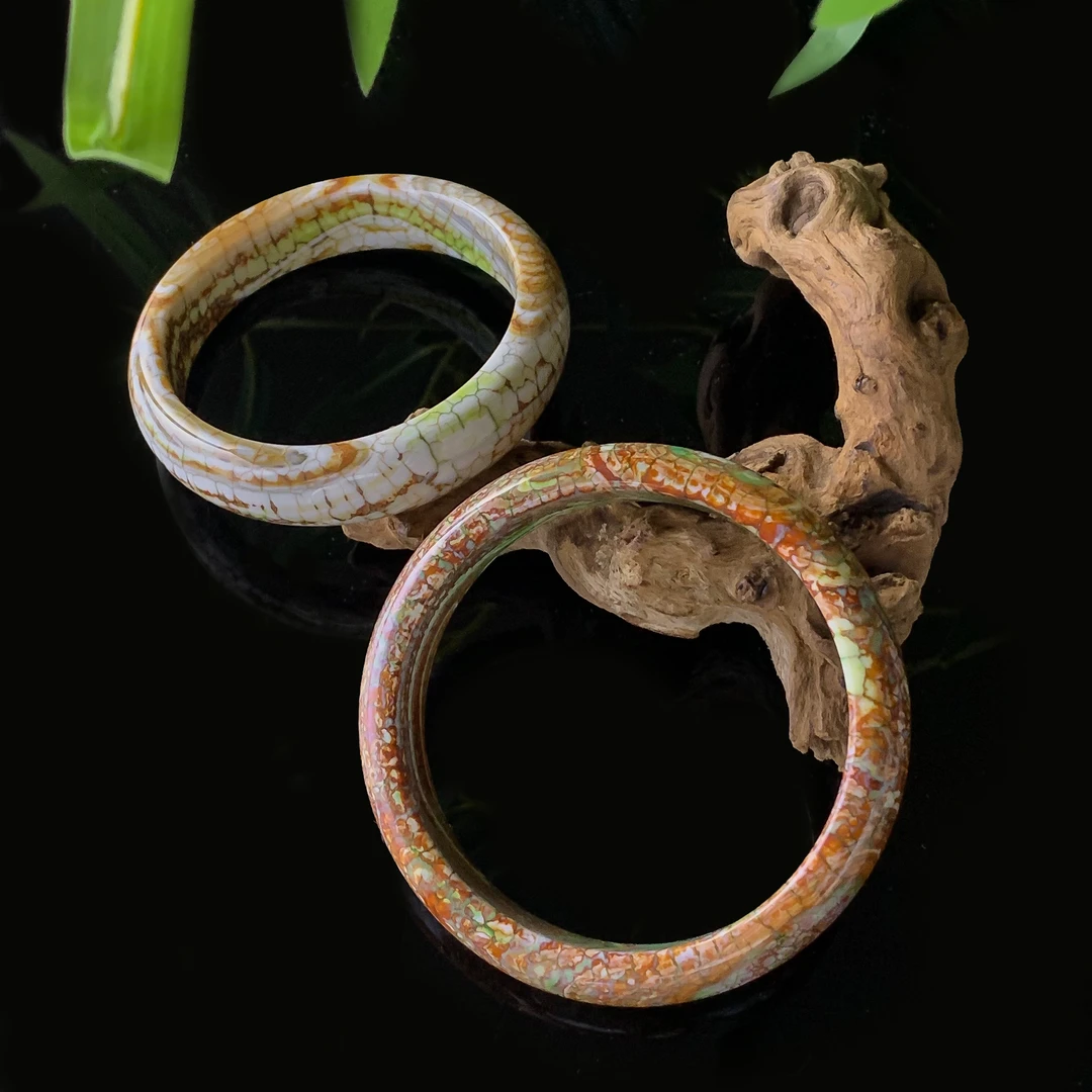 面面来财珠宝S8227-长石玛瑙手镯-配盒-多样性发货只发一件