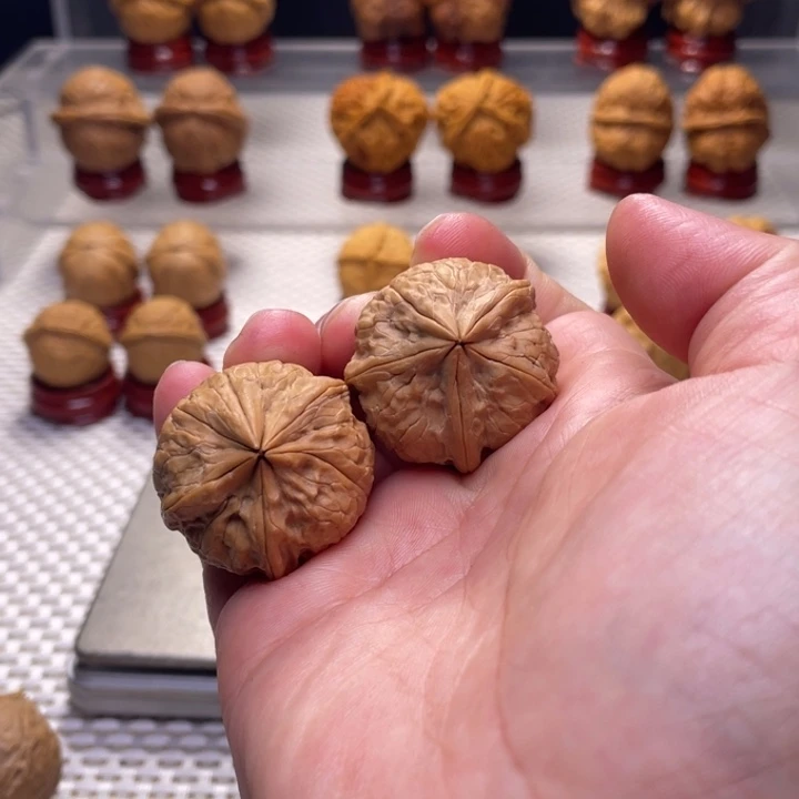 文玩核桃把件29五角星