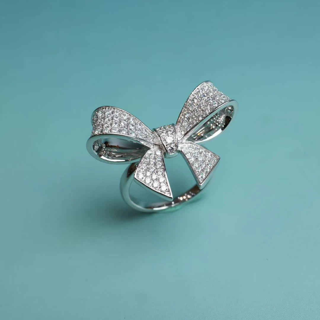 铜合金戒指 【晨老板】N 时尚蝴蝶结戒指69253582