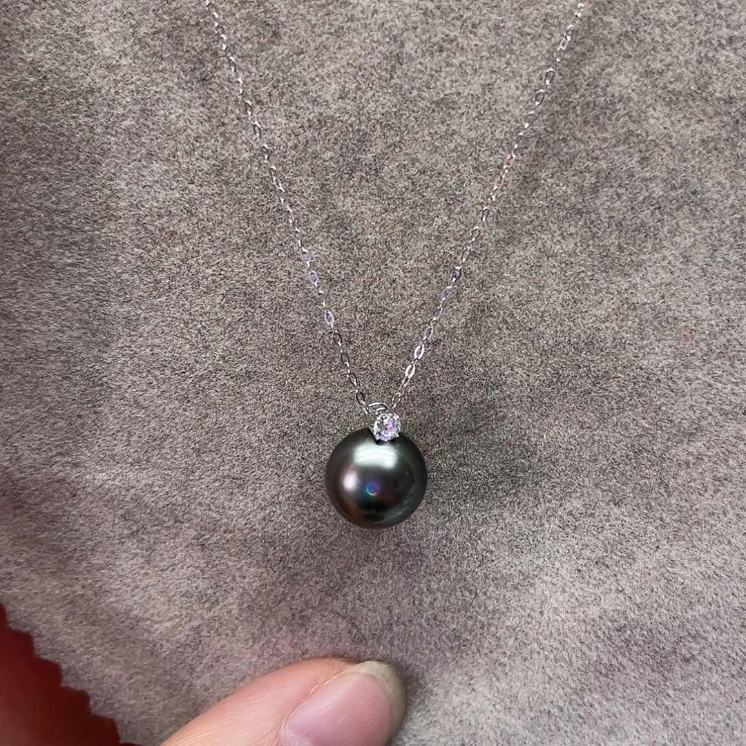 海水珍珠18K金镶嵌颈饰