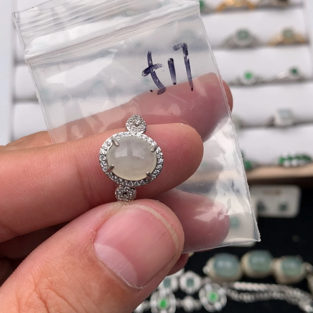 翡翠未镶嵌戒圈517