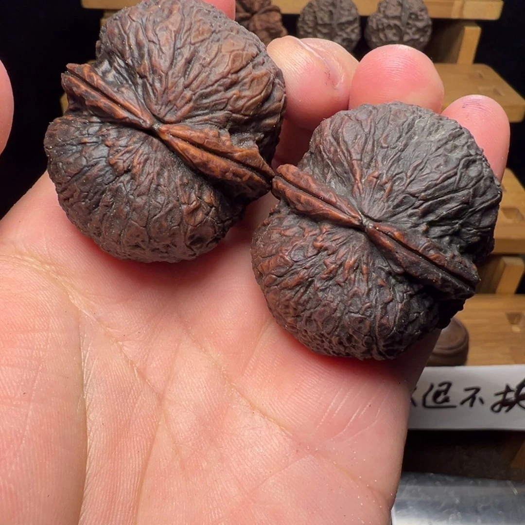 吊坠文玩核桃秦权43mm