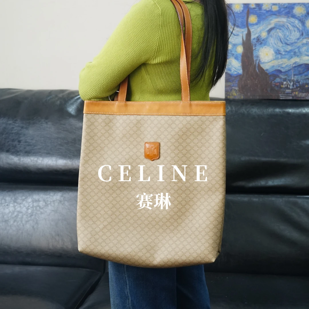 95新 Celine/思琳 米色单肩包/FC12423123/3123