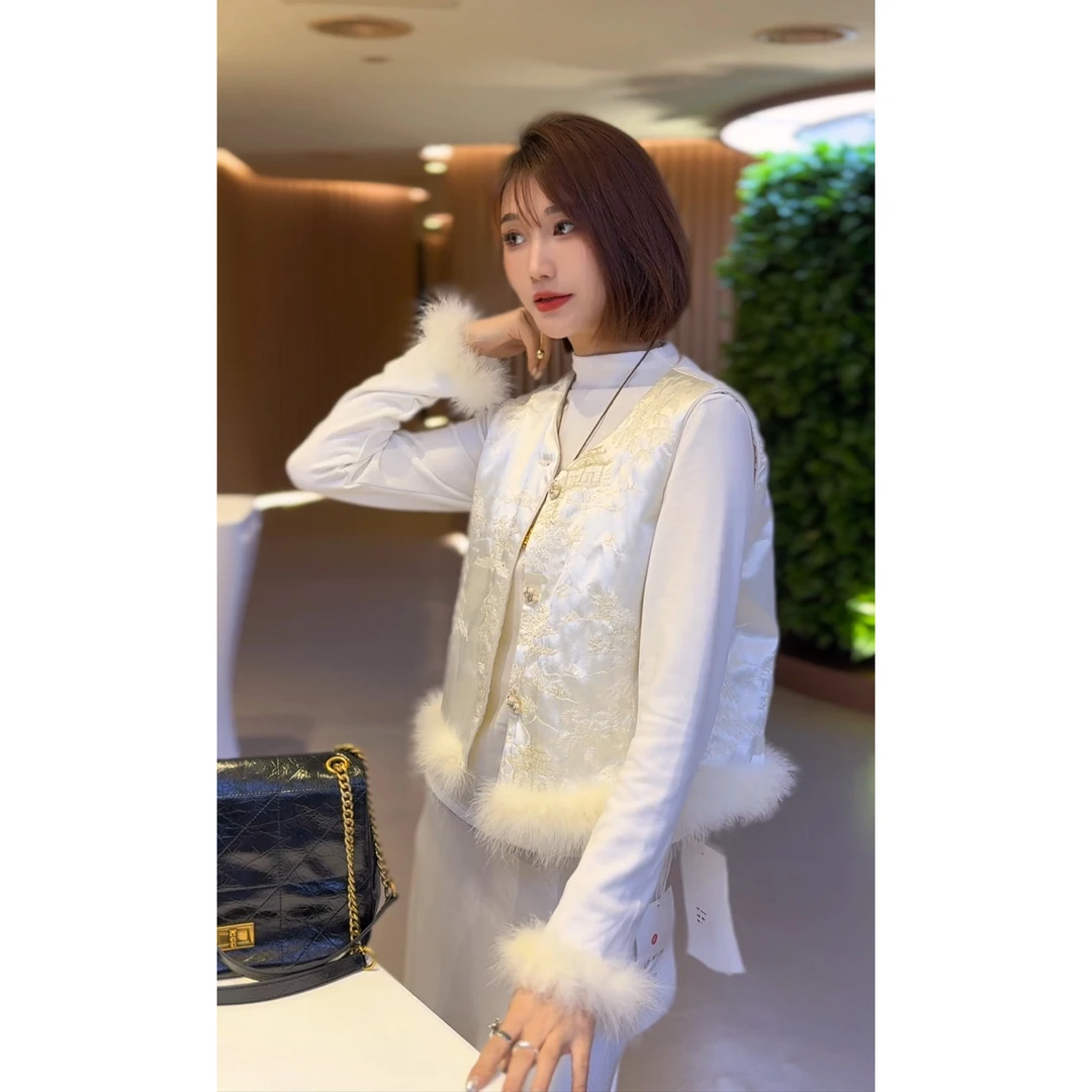 新品百搭新中式马甲85618