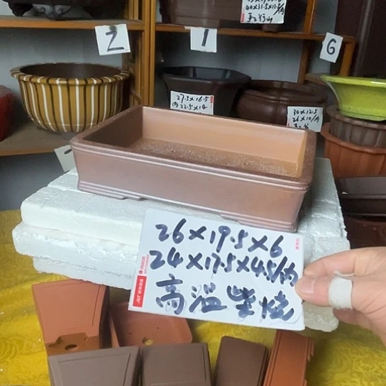 宜兴紫砂花盆种植