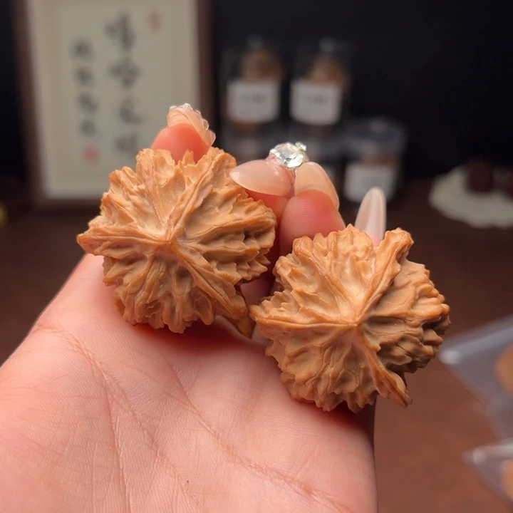吊坠文玩核桃岐山38