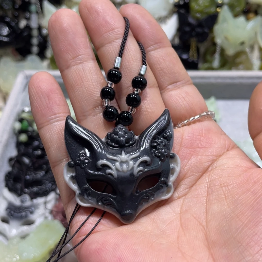 【闪购商品】岫玉颈饰未镶嵌摆***.57吊坠