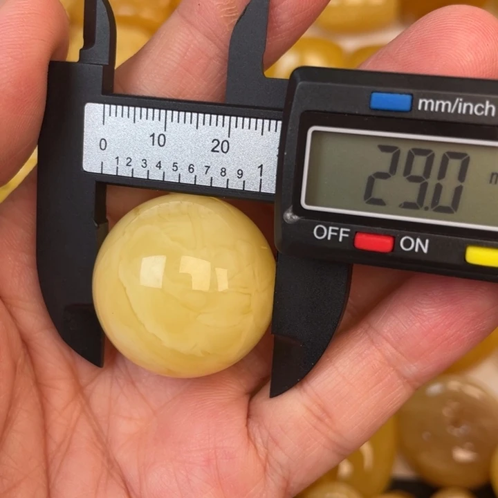 未镶嵌蜜蜡裸石蜜蜡圆珠