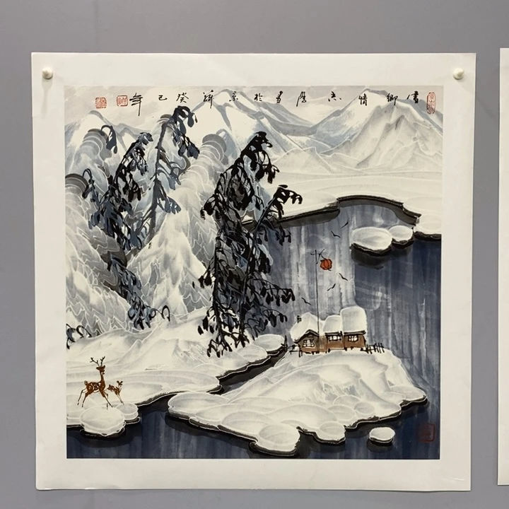 手绘作品等多种形式进行