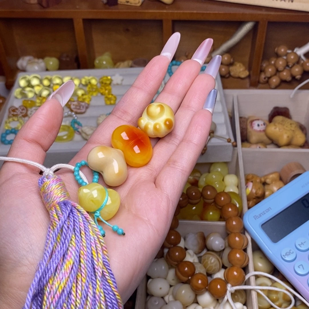 吊坠猴头核桃爱心两个猫爪葫芦滴流紫气东来