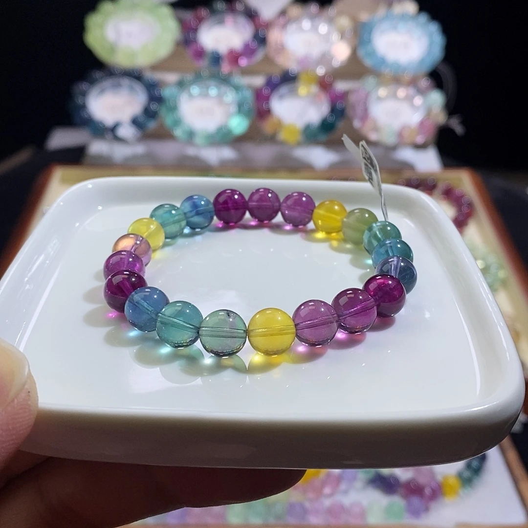 手链未镶嵌萤石浓郁色标9加