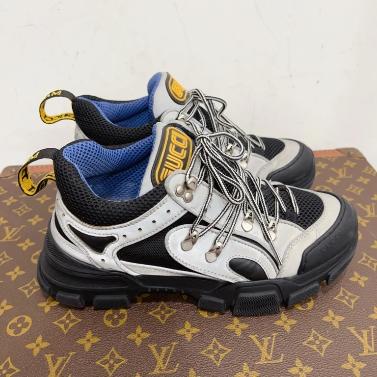 99新 GUCCI/古驰 安洁利严选运动鞋尺码40.5成色看直播 GSS23509