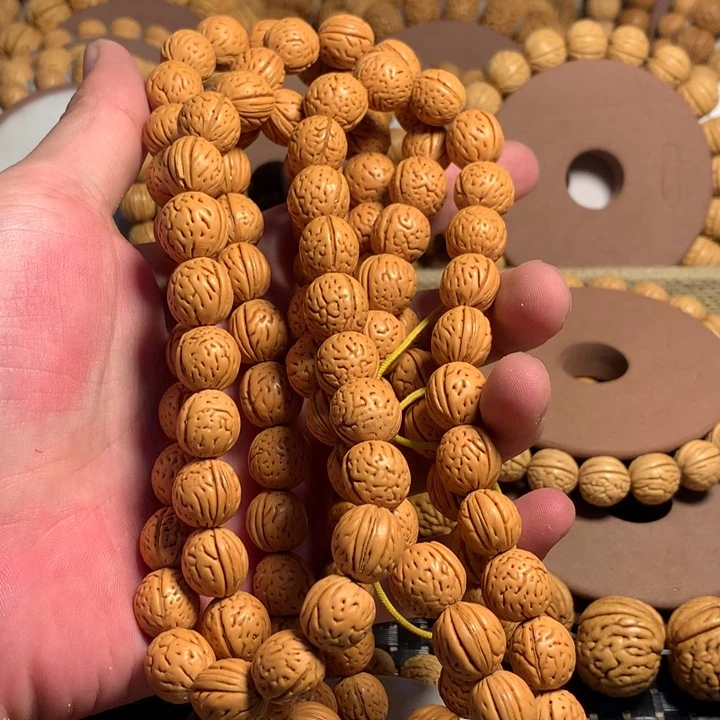 龍***少桃核手串6#钱袋安化