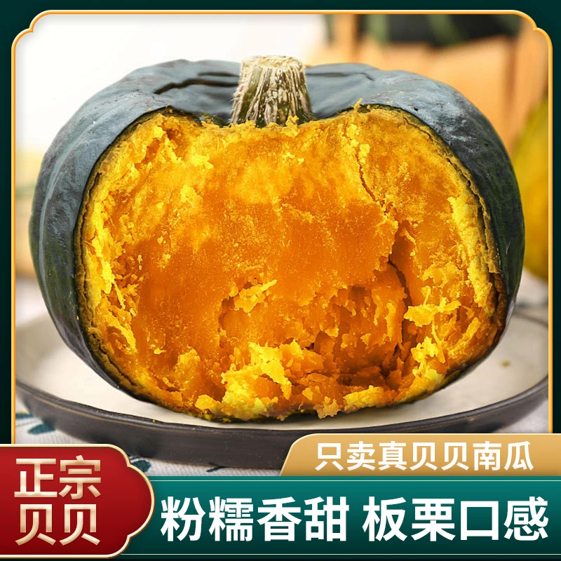 正宗贝贝南瓜新鲜采摘粉糯香甜板栗味可作宝宝辅食DT