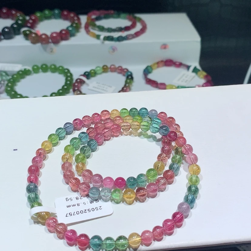 【闪购商品】手链未镶嵌碧玺萧*夜人鱼碧玺单圈