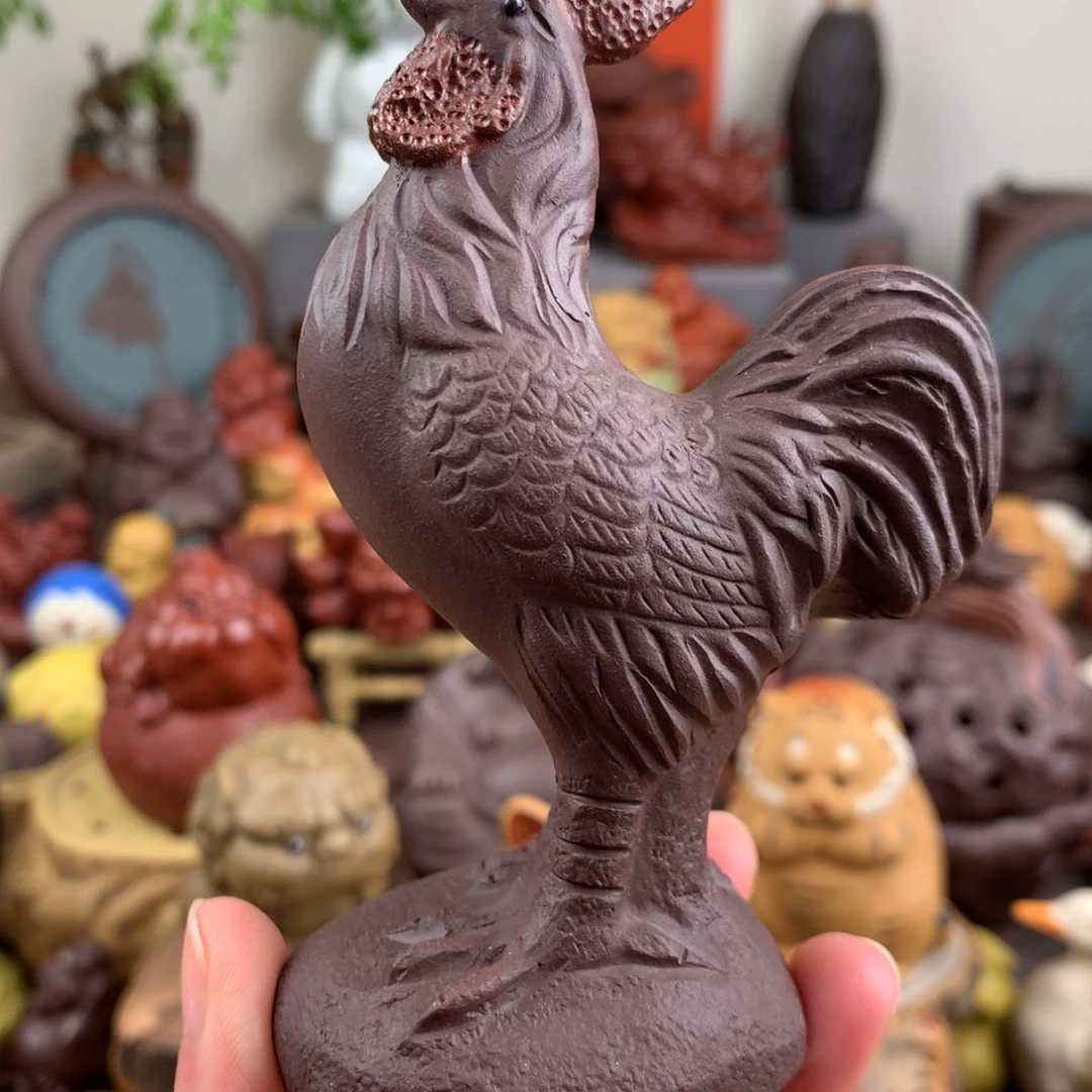 紫砂茶宠大吉大利紫泥