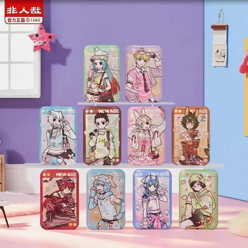 非人哉新世纪系列马口铁方形徽章盲袋