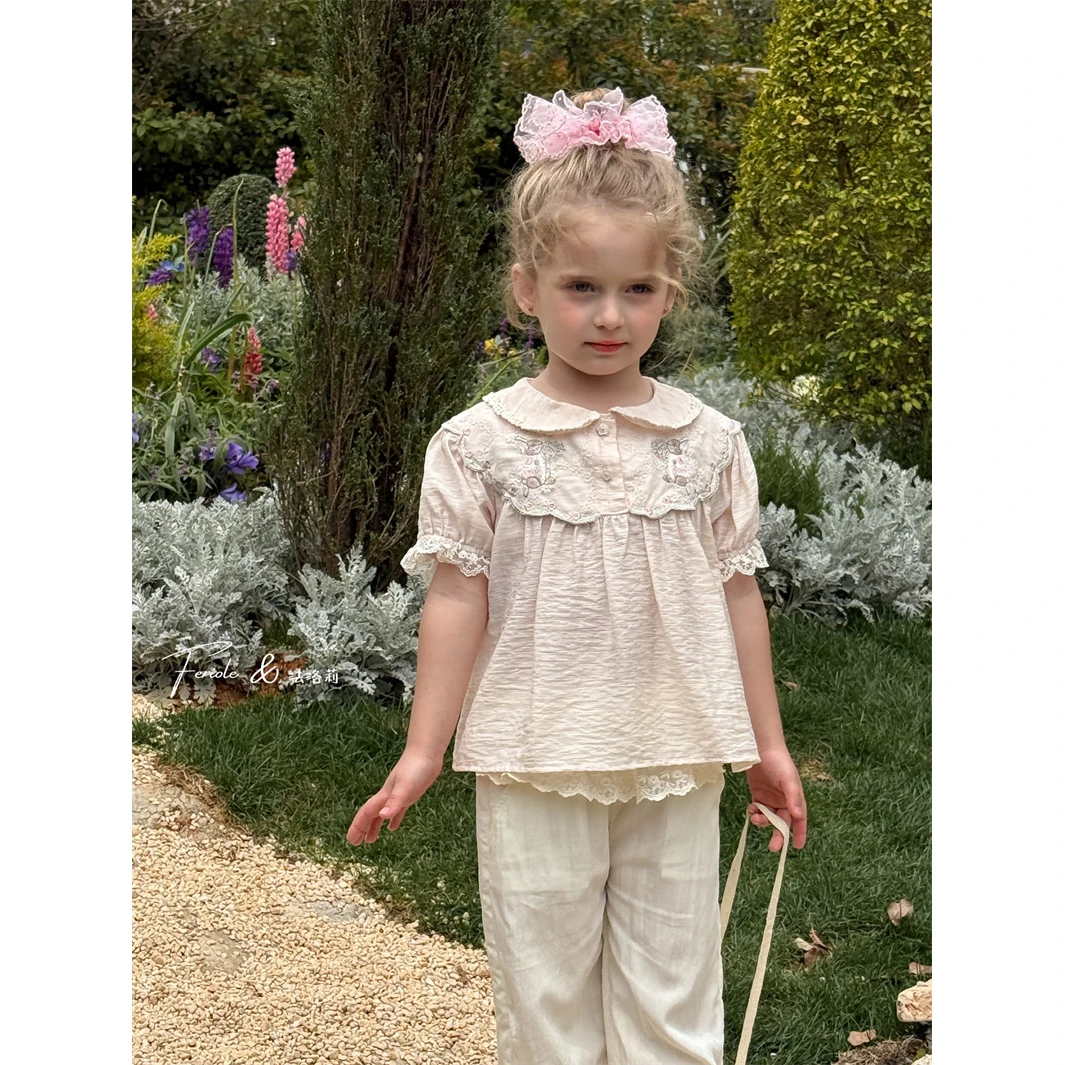 AC468~FLL·25夏~花边袖娃娃衫52902