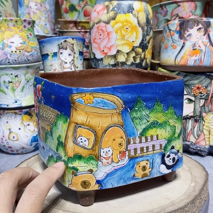 景德镇艺术手绘作品