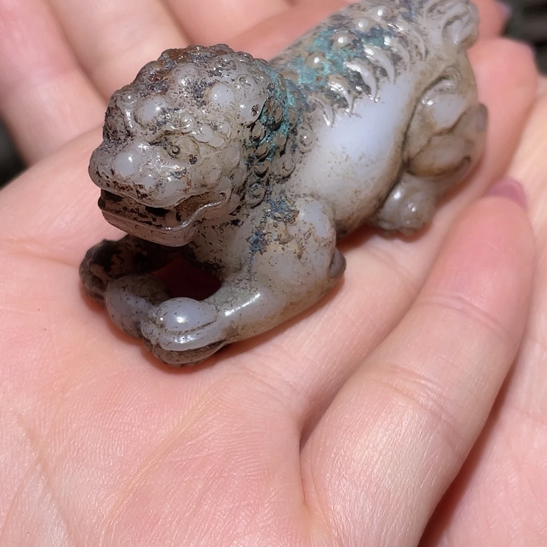 金***虎未镶嵌和田玉（糖玉）挂件