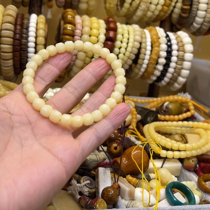 人***的手串/手链驼骨直径8无相