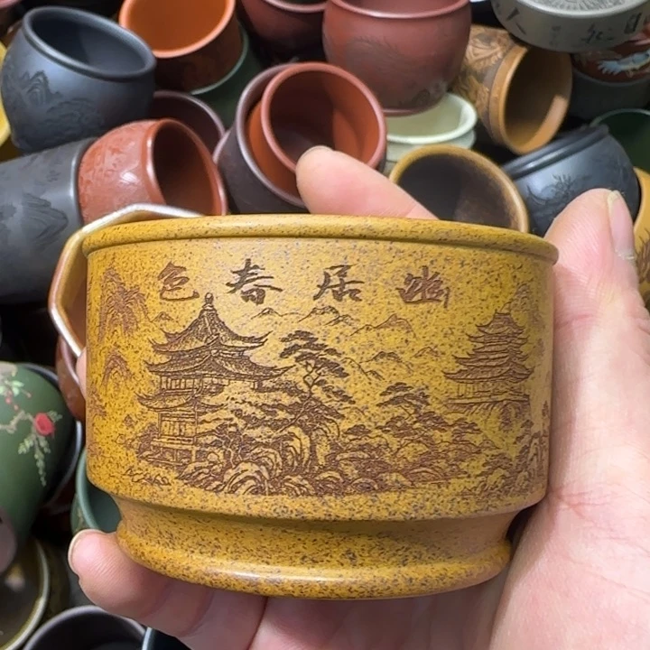 茶杯紫砂全手工制作工艺