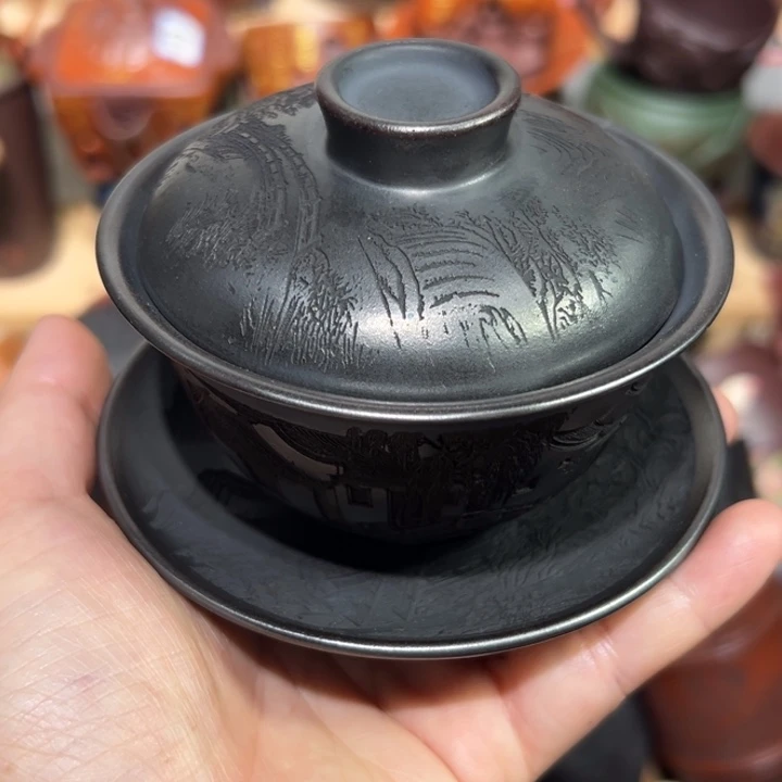 茶杯紫砂宜兴紫砂主人杯