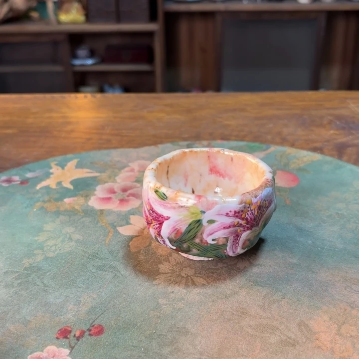 柴烧纯手工手绘陶瓷