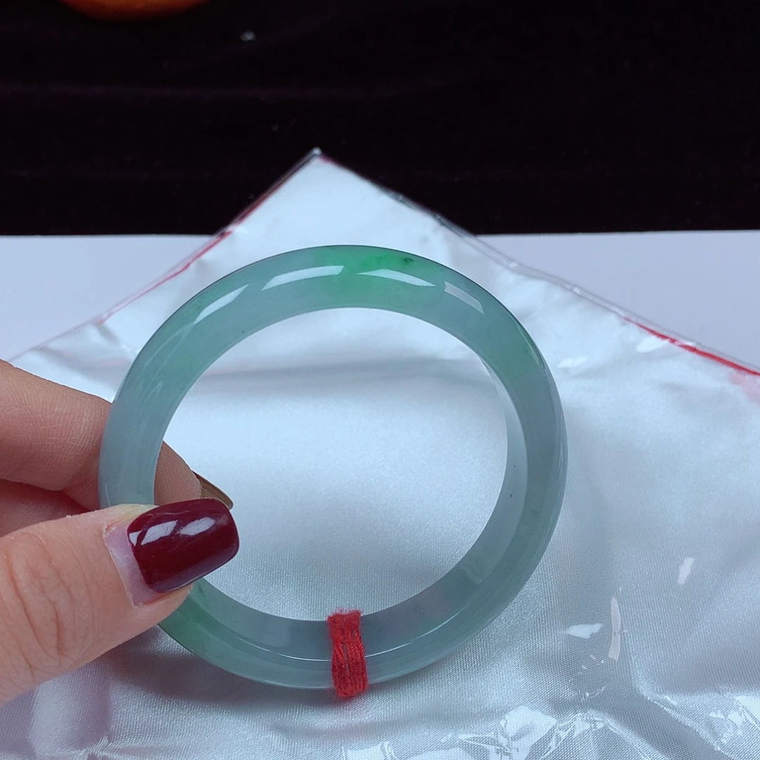 翡翠手镯未镶嵌翡翠55-56