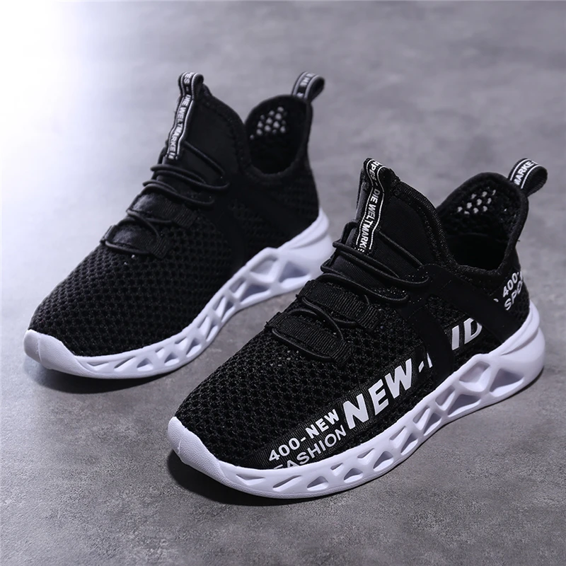 儿童运动鞋夏季新款男女童休闲鞋网面透气中大童跑步鞋学生网面鞋