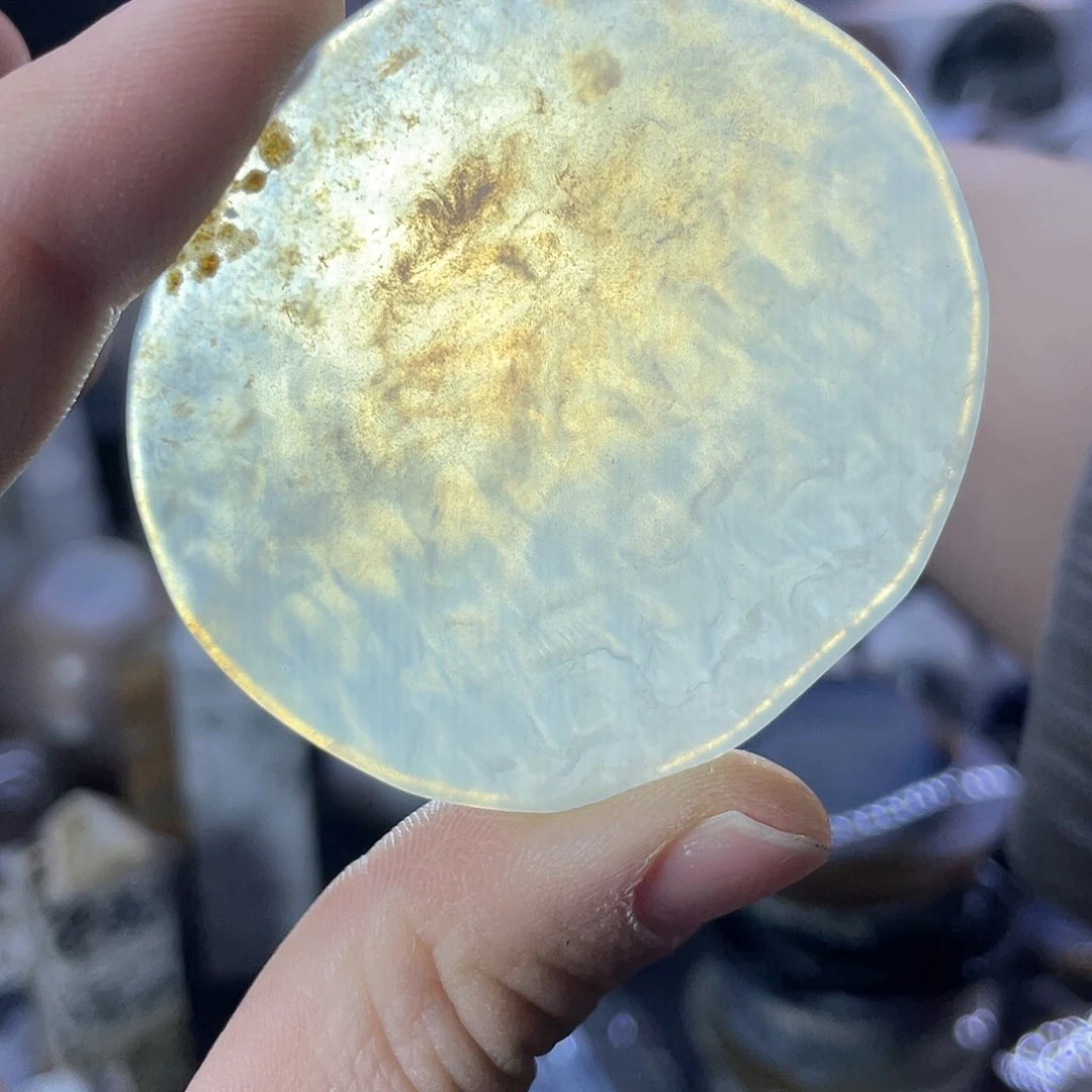 水晶超薄码瑙片未镶嵌