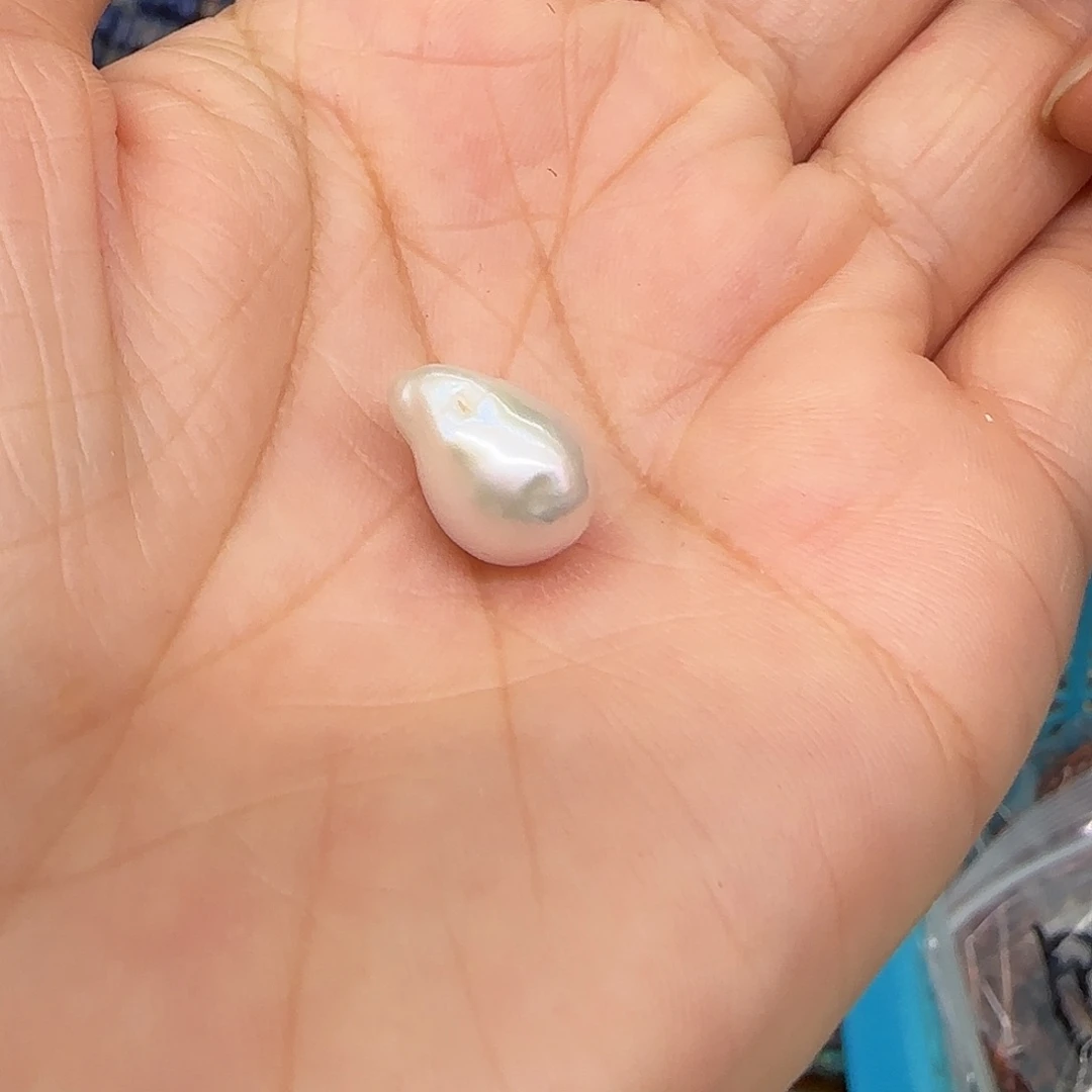 玛瑙/玉髓合金珠宝半成品珍珠9-12mm一颗