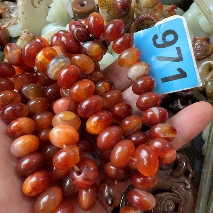 妙***)玛瑙/玉髓颈饰未镶嵌