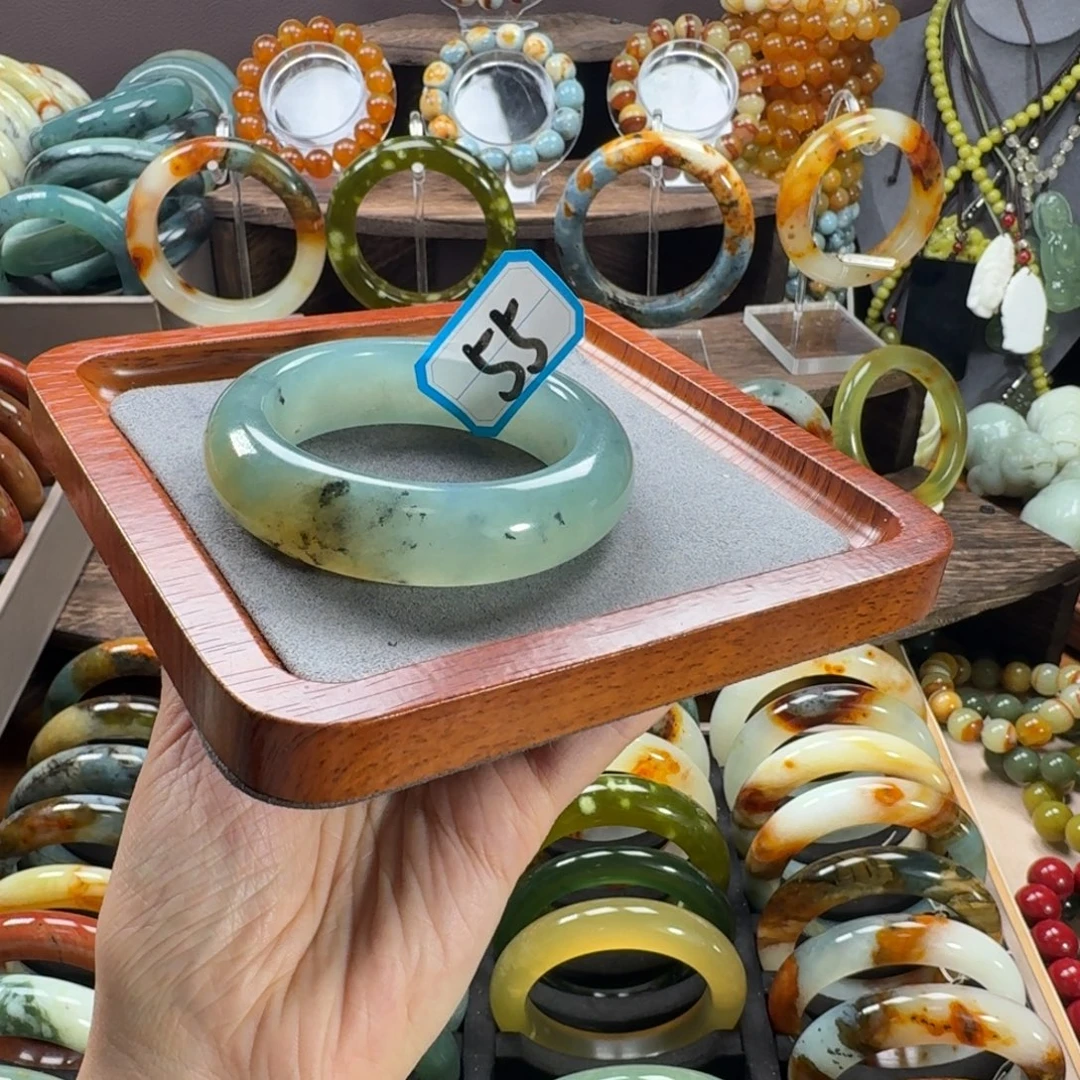 蛇纹石玉合金手镯