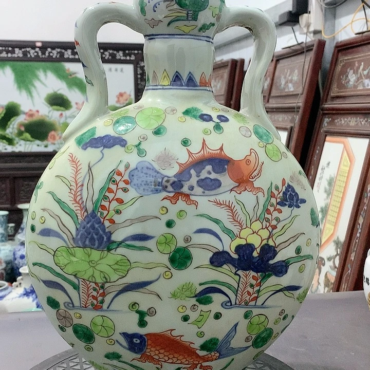 陶摆件博古架陶瓷摆件