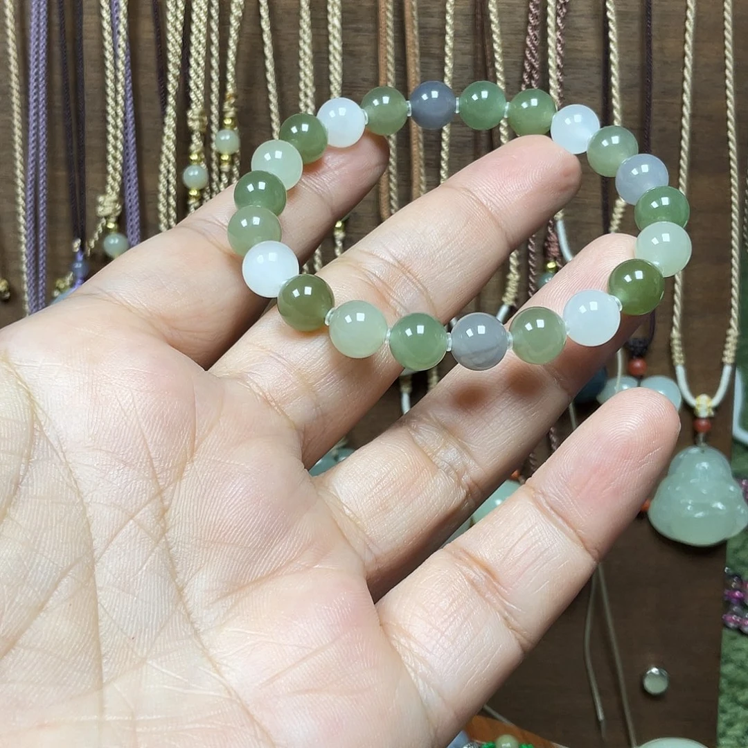 和田玉未镶嵌手串