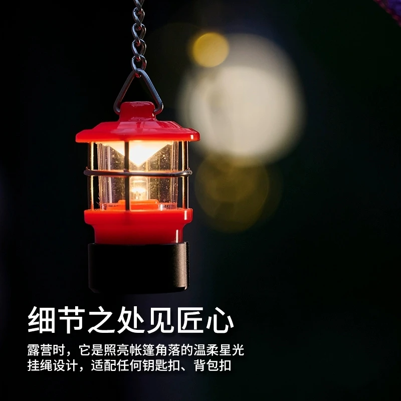 【颜色随机】山力士流星户外徒步小巧轻便随身IPX5防水掌心露营灯