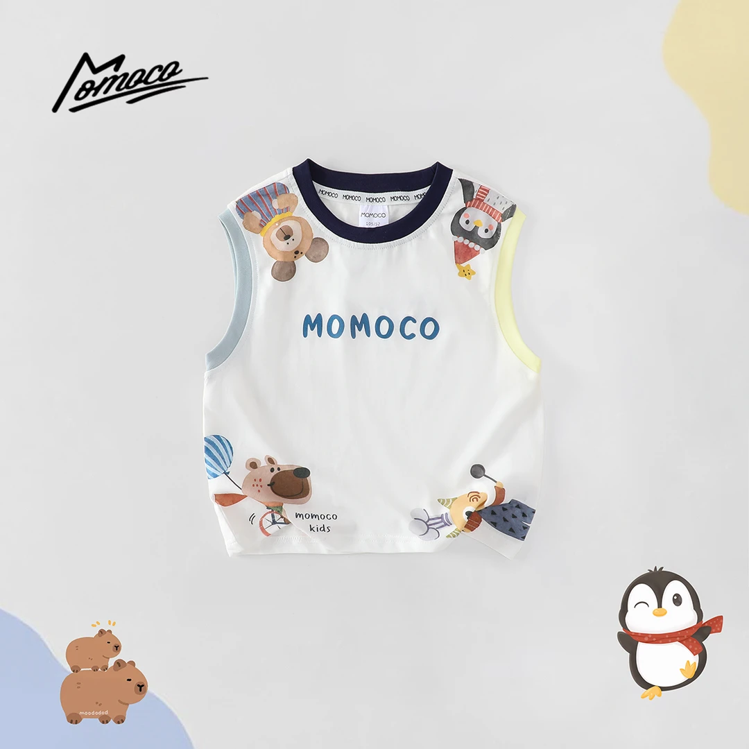 MOMOCO玛米玛卡夏季新款潮流休闲背心77230233030