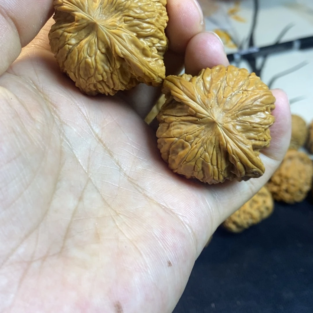文玩核桃把件103磨盘