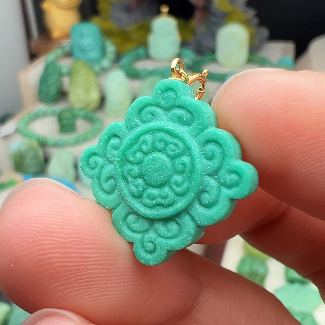 绿松石未镶嵌主播万珍