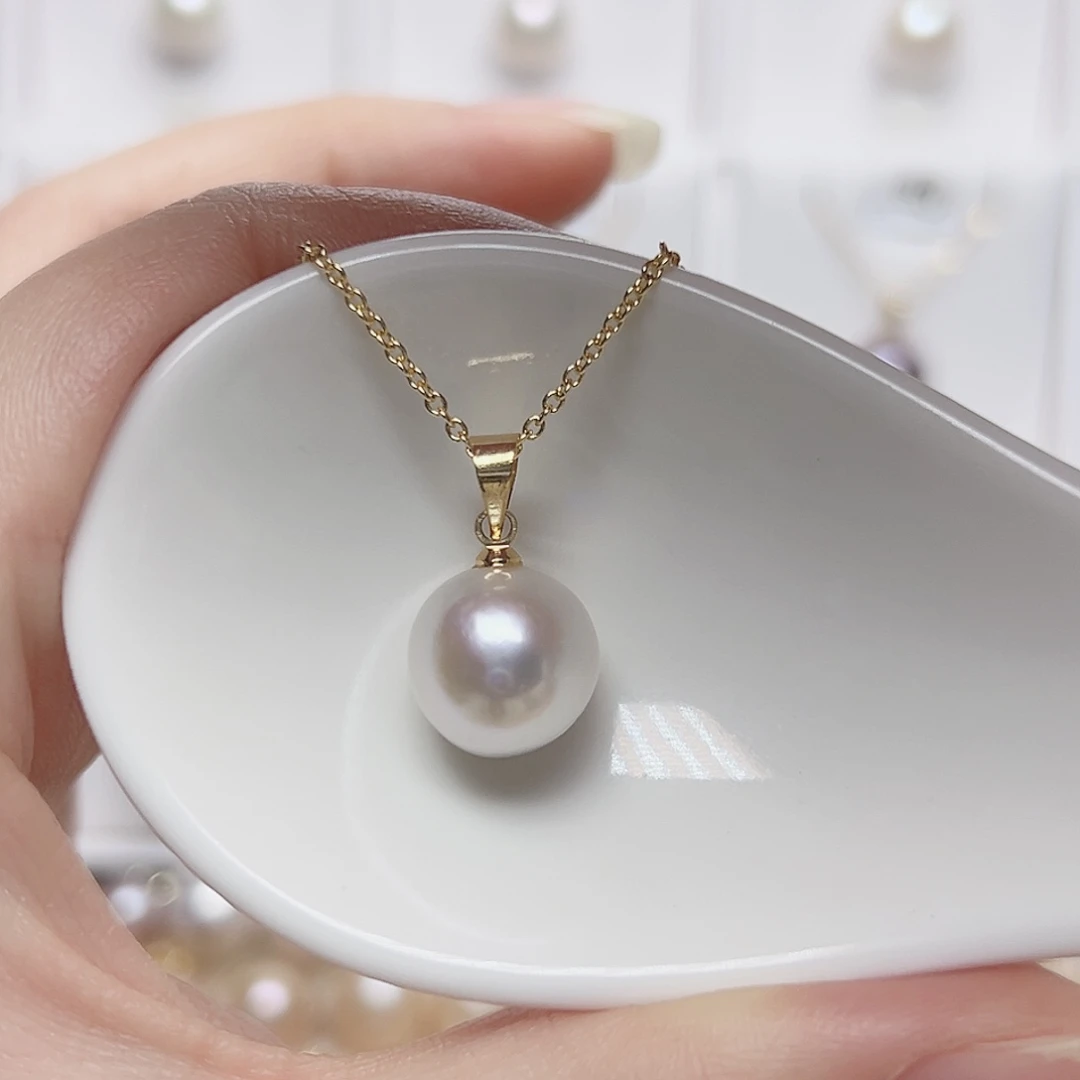 未镶嵌淡水珍珠吊坠(赠链)