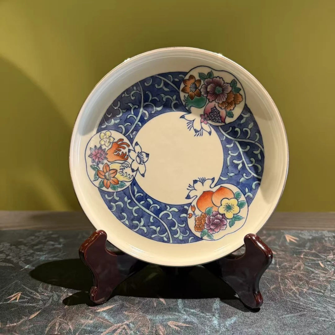 雨溪山房 连生三多壶承-17.5厘米 yx10596