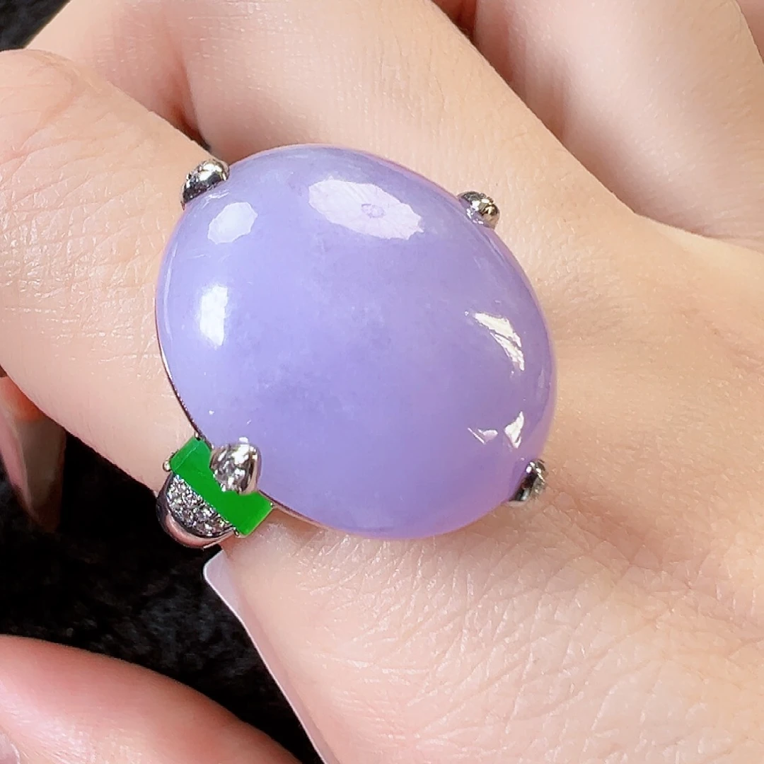 翡翠戒指18K金镶嵌【福利款】签收后24小时鉴赏期