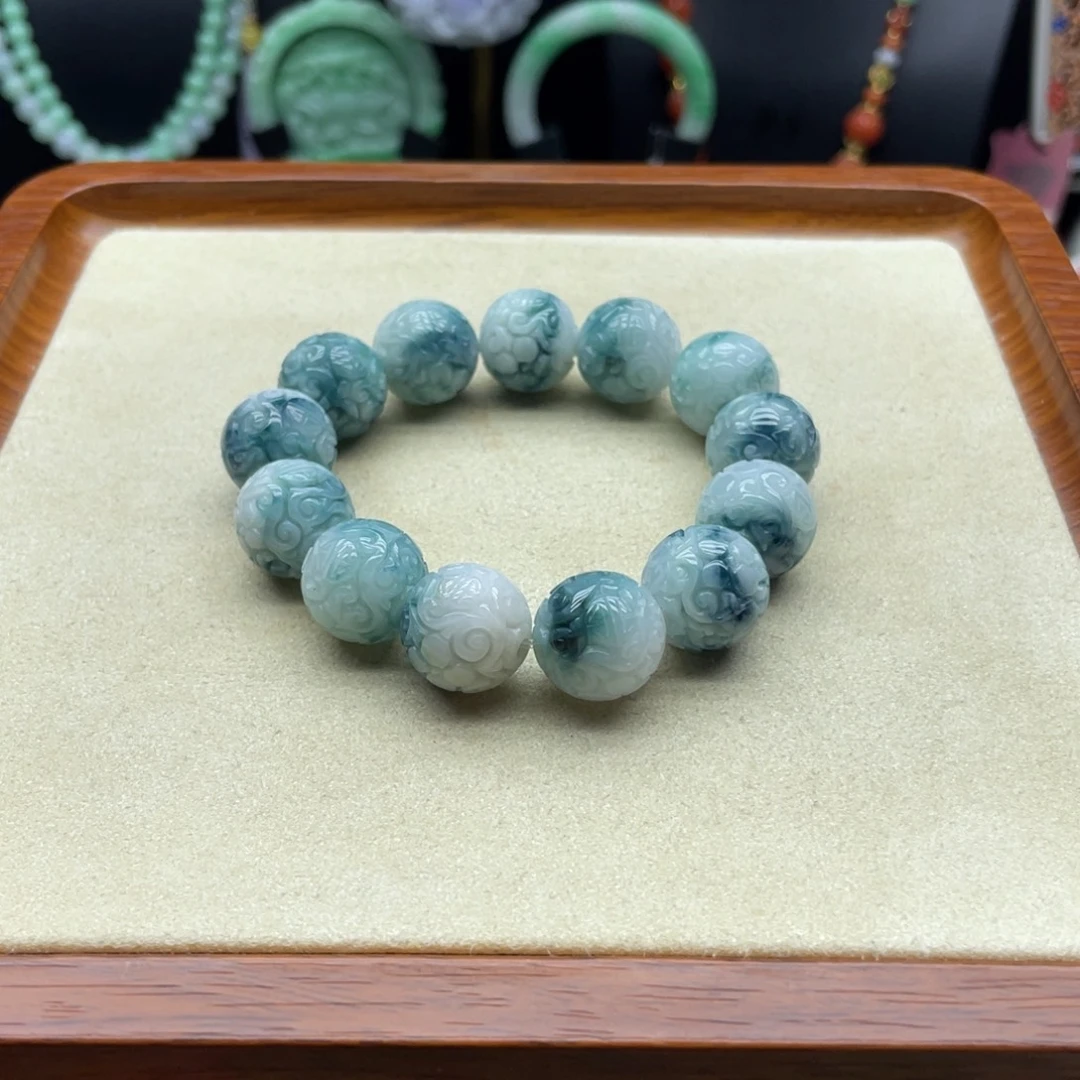 翡翠未镶嵌手链翡翠手串