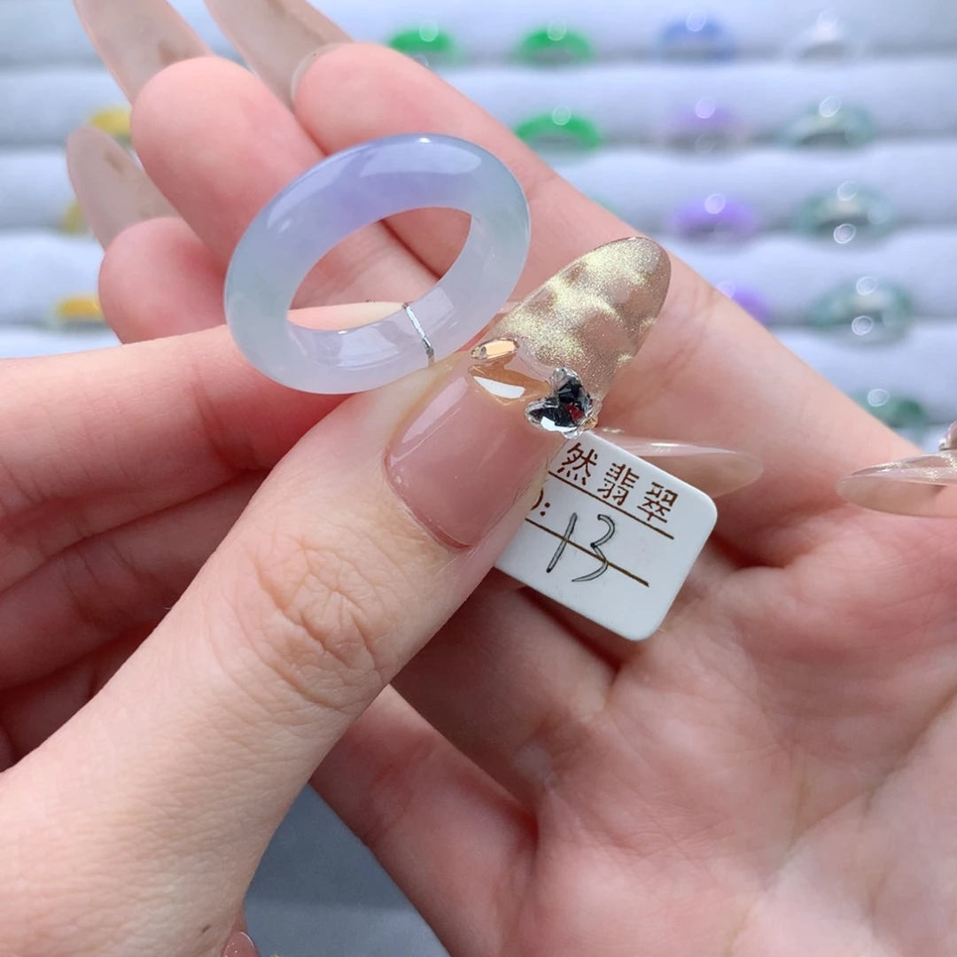 翡翠未镶嵌戒指戒指