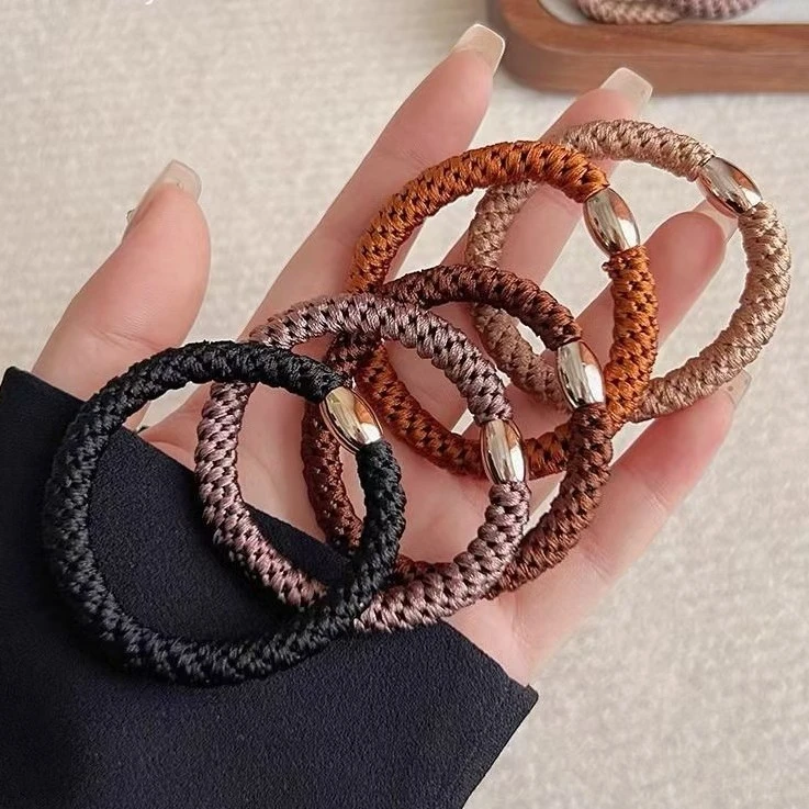 【超值5条装】天王嫂昆凌同款发圈女高马尾发绳高弹力耐用不爆！