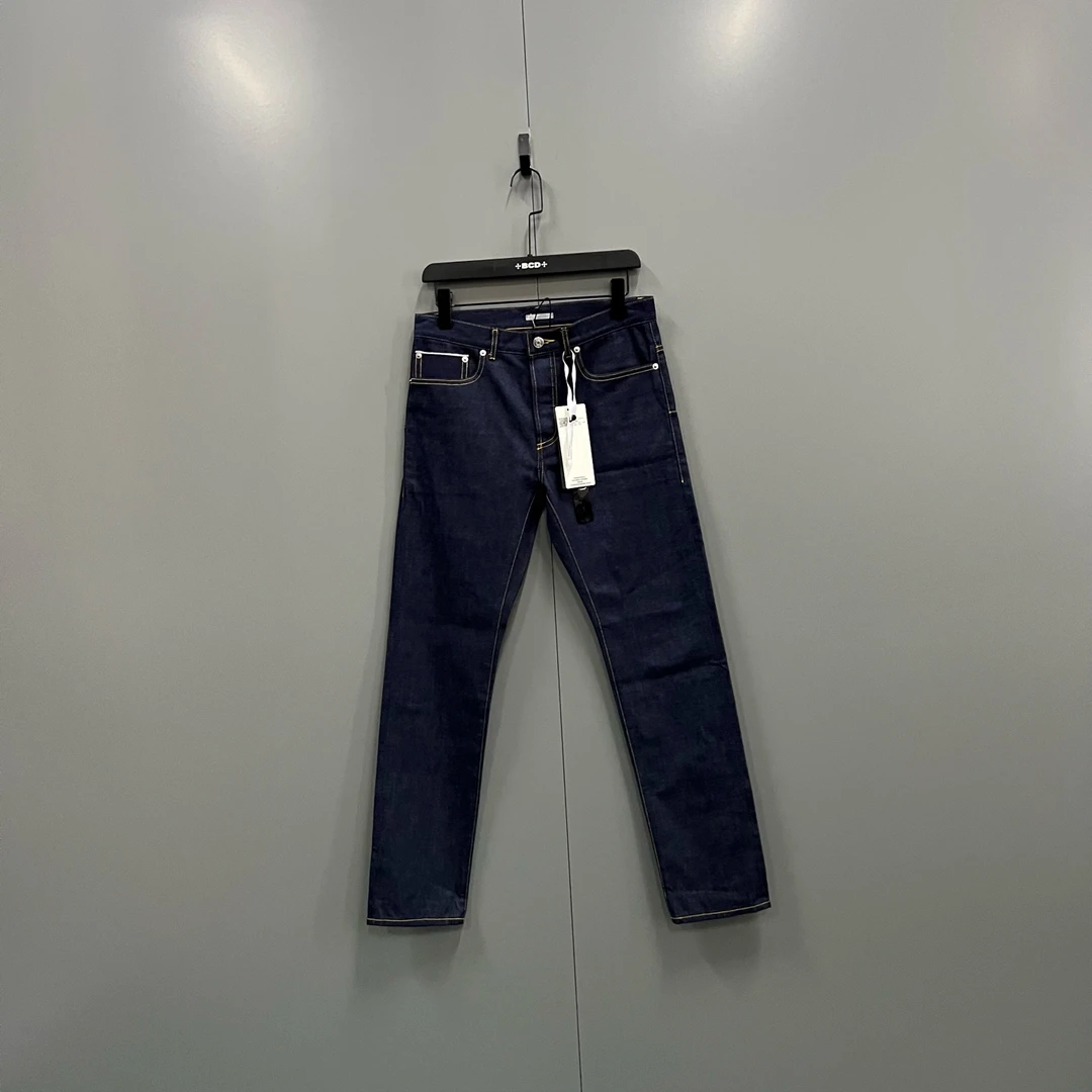 未使用 DIOR/迪奥 yy 金线刺绣logo牛仔裤 28码 019203