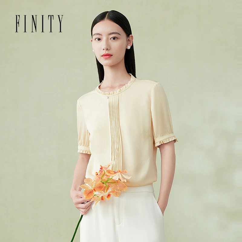 【粉丝专享】FINITY 新款套头衫气质时尚法式小众洋气 F21X4B65T2