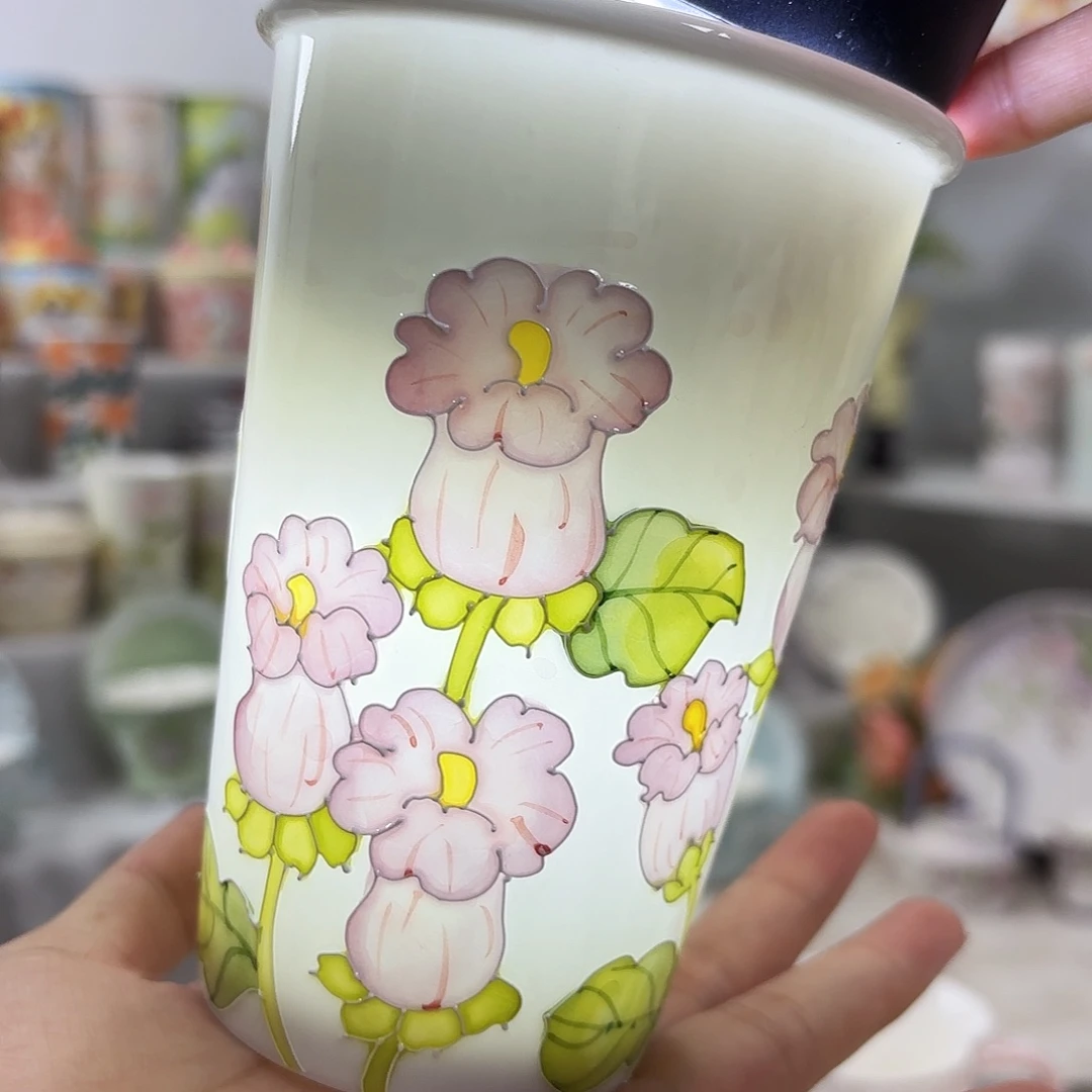 手绘高温釉下彩陶瓷